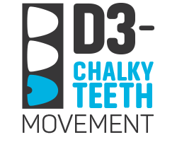 D3-Chalky Teeth Movement logo