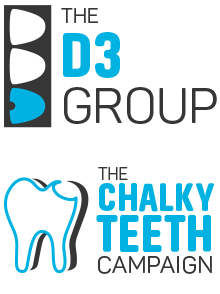 The D3 Group & Chalky Teeth Campaign Logo