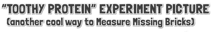 Toothy Protein Experiment Picture